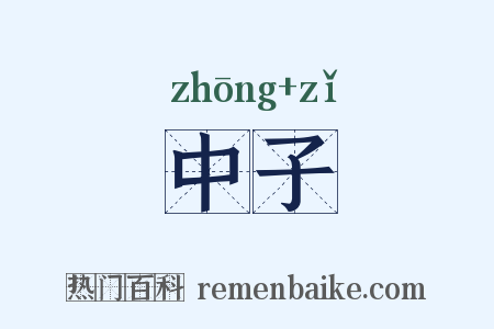 中子是什么意思的图片